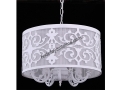 Beyaz İşlemeli Abajur Sarkıt