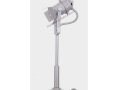 Short gray filapal table lamp