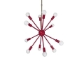 Red Spherical Sputnik Chandelier 24