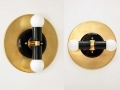 Sconce-Gold-Black-Wall-Fixture