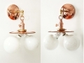 Copper Double Sconce Wall Lighting