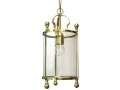 Cylindrical Brass Lantern Pendant