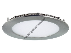 9w Led Panel Armatür-Saten Nikel