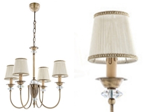 Zonka Antik Şapkalı 4'lü Avize