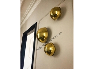 Brass Mushroom Sconce