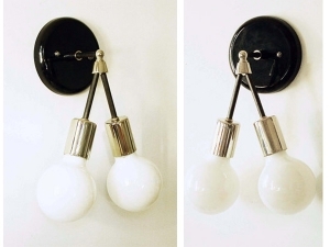 Double Modern Wall Sconce