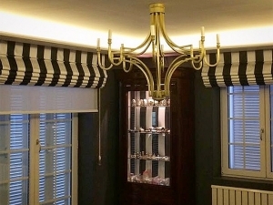 Brass Moclas Chandelier 