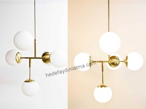 Jeam - Brass Chandelier