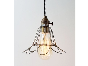 Industrial Cage Pendant Light