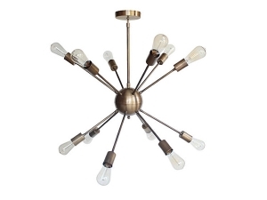 Sputnik Chandelier Light Atomic