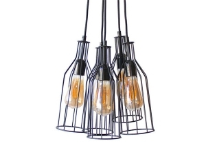 Industrial Cage Rustic Pendant