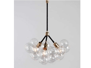 The Three Branch Bubble Chandelier