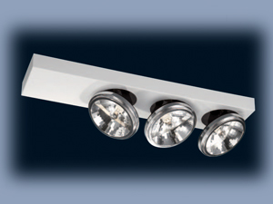 White Calgary 3'lü Spot Armatür