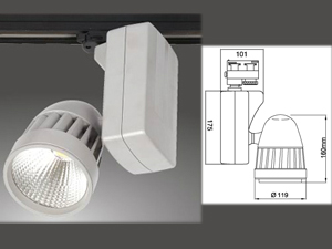 1 Ledli 20w Led Vitrin Aydinlatma