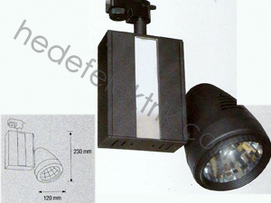 Tekli Siyah Siva Üstü Metal Halide