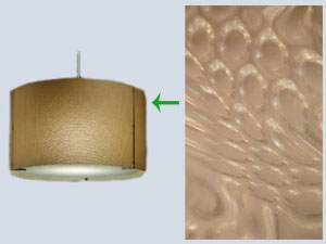 Dalgali Renkli Abajur Doku