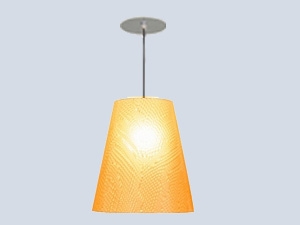 Abajur Silindir Sarkıt Sarı Efektli