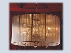 Silindir Krem Abajur Sarkıt