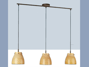 3'lü Sarı Klasik İç Mekan Sarkıt