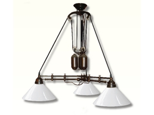 Asansörlü 3'lü Beyaz Sarkıt