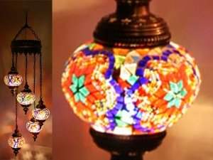 Mozaik Renkli Sarkıt