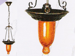 Turuncu İç Mekan Klasik Sarkıt