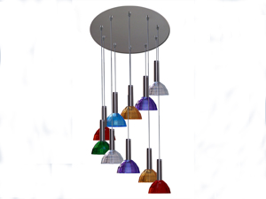 Kros 10'lu Renkli Modern Sarkıt