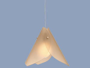 Çiçek Mat Beyaz İç Mekan Tekli Sarkıt