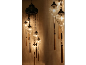 6lı Cam Balon Sarkıt