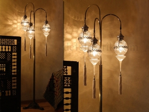 3'lü Üfleme Cam Lambader