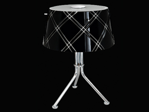 Sparta Siyah Abajur Masa Lambasi