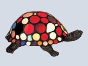 Kaplumbağa Cam Tiffany Abajur