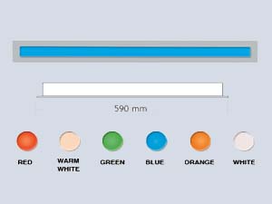 Uzun LED Downlight-590mm