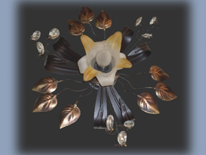 Broken Ferforje Tavan Armatürü