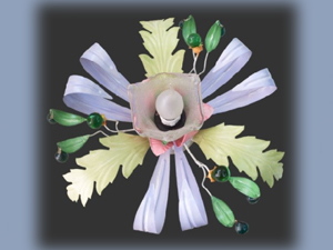 Pulp Ferforje Tavan Armatürü