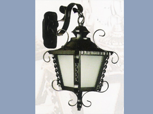 Siyah Dış Mekan Bahçe Aplik