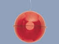 Balon Kırmızı Tekli Sarkıt