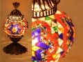 Renki Yıldız Mozaik Masa Lambası