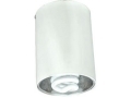 White Cylinder Ceiling Armature 