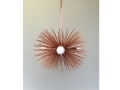 3-Bulb Copper Urchin Pendant Lighting