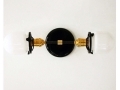 Double Glass Shades Sconce