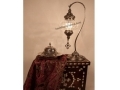 Osmanlı Metal Aksamlı Masa Lambası 