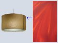 Wavy  Red Lampshade Texture