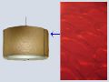 Wavy  Red Lampshade Texture