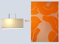Transparent Orange Lampshade Texture