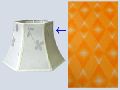 Orange Figured Lampshade Texture