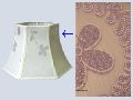 Floral Figured Lampshade Texture