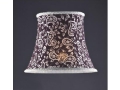 Brown Chrome Patterned Lampshade Head