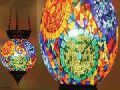 Renkli Desen 15lik Mozaik Sarkıt