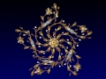 Flower Wrought İron 5li Ceiling Lighting